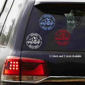 Support Wildlife, Raise Boys Decal