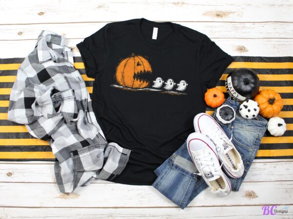 Halloween Pac-Man Short Sleeve Shirt